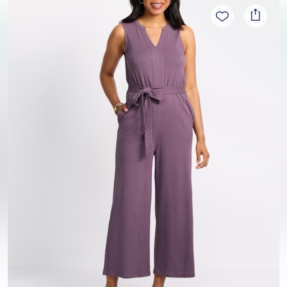 Market & Spruce Purple Sleeveless Jumpsuit from Stitchfix